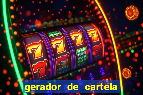 gerador de cartela de bingo